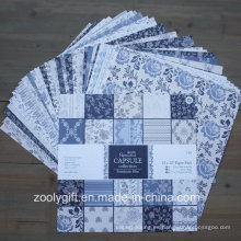 Parisienne Blue 12X12 &quot;Paquete de papel Paquete de papel estampado Scrapbook